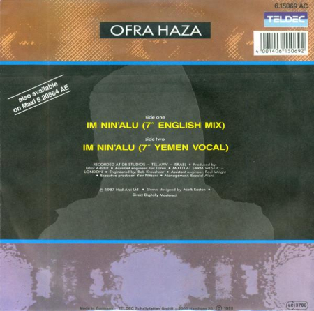 Ofra Haza - Im Nin'Alu (Played In Full Mix) (Disc Vinil) [1]