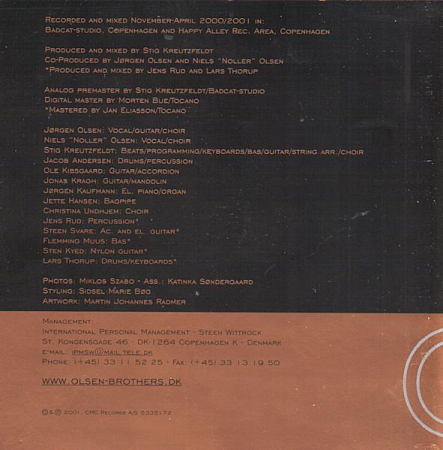 Olsen Brothers - Walk Right Back (CD) [1]