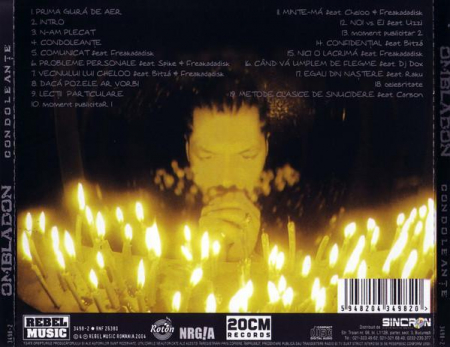 Ombladon - Condoleanțe, (CD) [1]