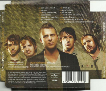 OneRepublic - Dreaming Out Loud (CD) [1]