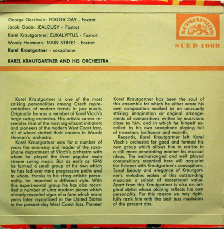 Orchestr Karla Krautgartnera - Foggy Day, (Disc Vinil) [1]