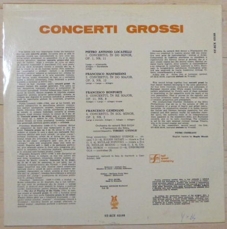 Orchestra de cameră fără dirijor a Filarmonicii din Sibiu - Concerti Grossi, (Disc Vinil) [1]