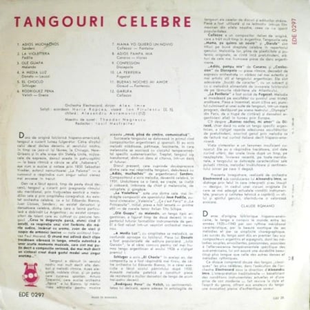 Orchestra Electrecord - Tangouri Celebre I [1]