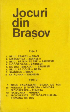 Orchestra Ion Albeșteanu - Jocuri Din Brașov (Caseta Audio) [1]