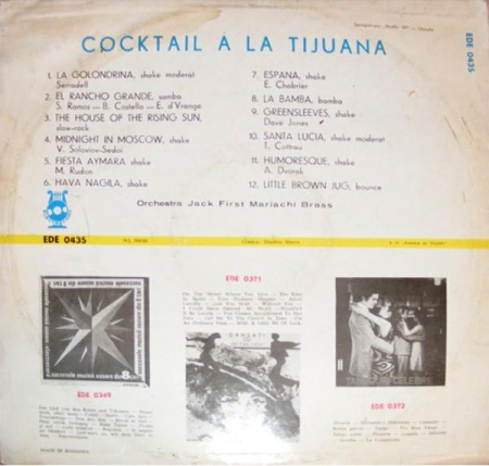 Orchestra Jack First - Cocktail À La Tijuana (Disc Vinil) [1]