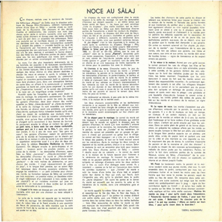Orchestra Meseșul - Nunta La Români / Noces En Roumanie / Wedding In Romania: Sălaj, (Disc Vinil) [1]