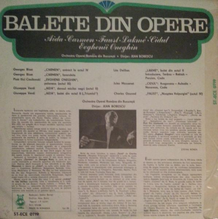 Orchestra Operei Române - Balete Din Opere, (Disc Vinil) [1]