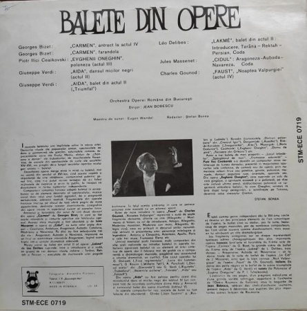 Orchestra Operei Române - Balete Din Opere, (Disc Vinil) [1]