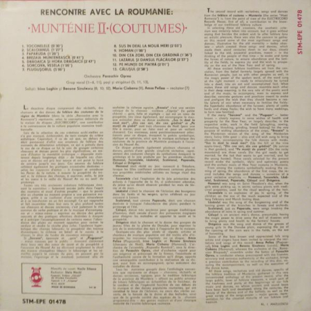 Orchestra Paraschiv Oprea - Munténie II (Coutumes) (Disc Vinil) [1]
