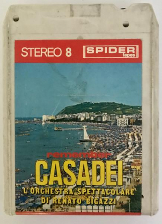Casete audio - Orchestra Renato Bigazzi - Remember Casadei (8-Track), (Casetă Audio)