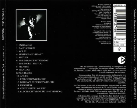Orchestral Manoeuvres In The Dark - Organisation, (CD) [1]