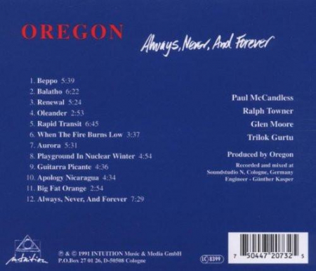 Oregon - Always, Never, And Forever, (CD) [1]