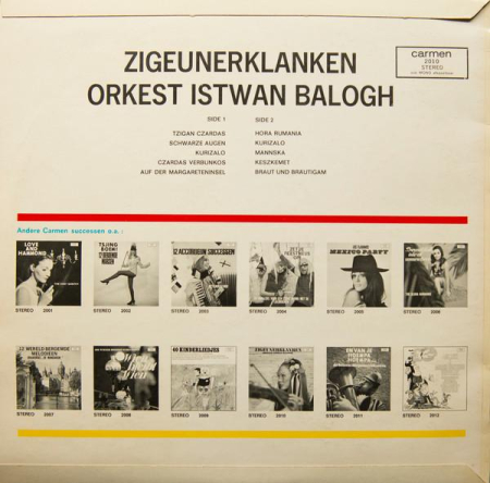 Orkest Istwan Balogh - Zigeunerklanken (Disc Vinil) [1]