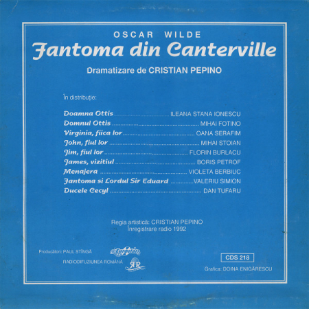 Oscar Wilde – Fantoma Din Canterville (VINIL) [1]