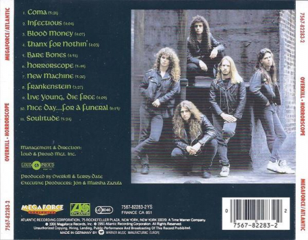 Overkill - Horrorscope, (CD) [1]