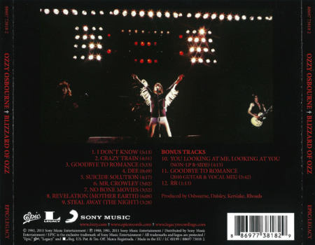 Ozzy Osbourne – Blizzard Of Ozz (CD) [1]