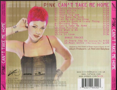 P!NK - Can't Take Me Home (CD) [1]