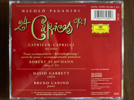 Paganini*, David Garrett (4), Bruno Canino – Caprices (CD) [1]