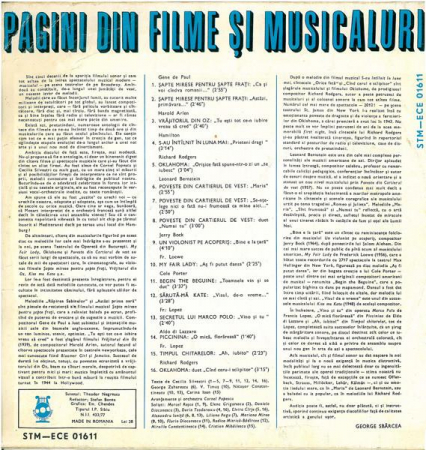 Pagini Din Filme Și Musicaluri, (Disc Vinil) [1]