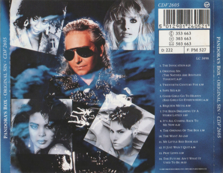Pandora's Box - Original Sin (CD) [1]