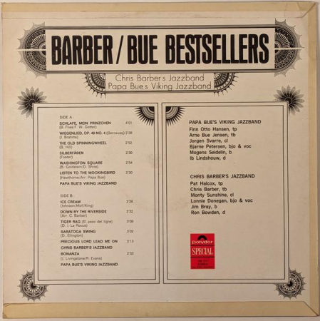 Papa Bue's Viking Jazz Band - Barber / Bue Bestsellers, (Disc Vinil) [1]