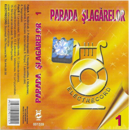 Casete audio - Parada Șlagărelor 1, (Casetă Audio)