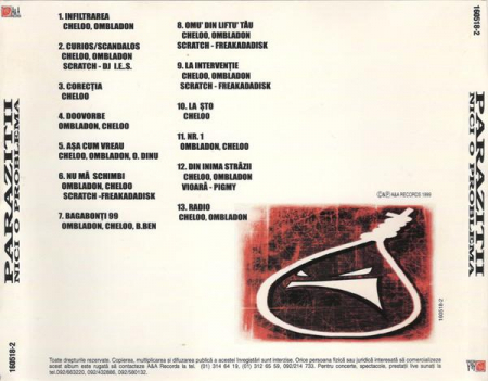 Paraziții - Nici O Problemă, (CD) [1]