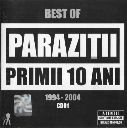 Hip-Hop - Paraziții - Primii 10 Ani Vol. 1 , (CD)