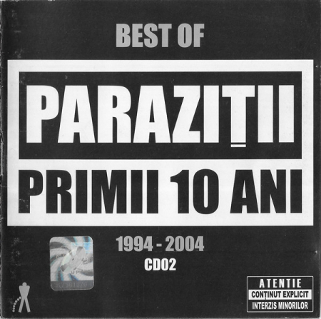 Hip-Hop - Paraziții - Primii 10 Ani Vol. 2 , (CD)