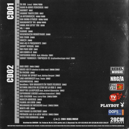 Paraziții - Primii 10 Ani Vol. 2 , (CD) [1]