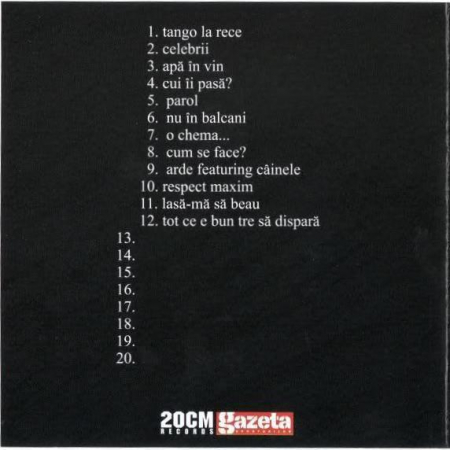 Paraziții - Tot Ce E Bun Tre Să Dispară, (CD) [1]