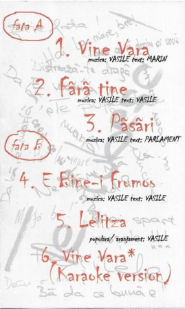 Parlament - Vina Vara, (Casetă Audio) [1]