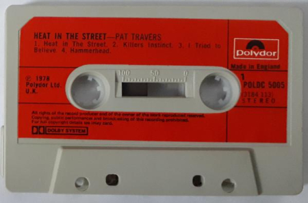 Pat Travers Band - Heat In The Street (Caseta Audio) [1]