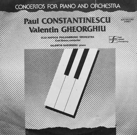 Muzică Clasică - Paul Constantinescu / Valentin Gheorghiu - Cluj-Napoca Philharmonic Orchestra* / Emil Simon – Concertos For Piano And Orchestra (VINIL)