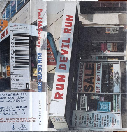 Casete audio - Paul McCartney - Run Devil Run