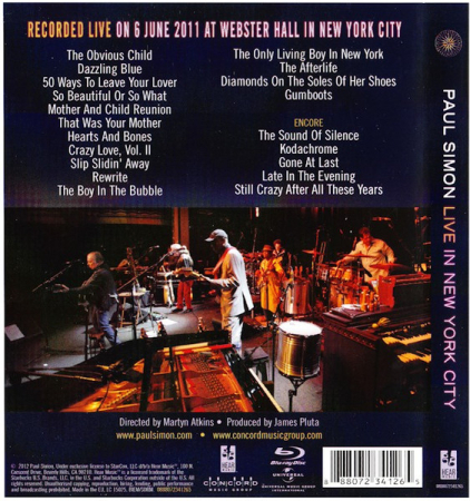 Paul Simon – Live In New York City [1]