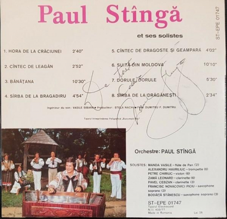 Paul Stîngă - Cimbalom = Cymbalum, (Disc Vinil) [1]