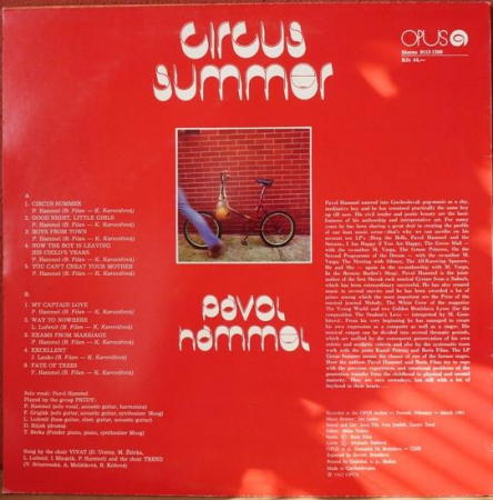Pavol Hammel - Circus Summer, (Disc Vinil) [1]