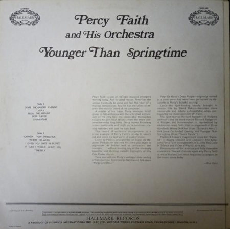 Percy Faith & His Orchestra - Younger Than Springtime [1]