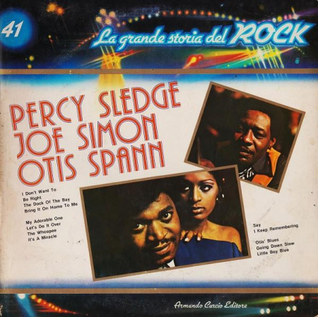 Jazz/Funk/Soul - Percy Sledge / Joe Simon / Otis Spann, (Disc Vinil)
