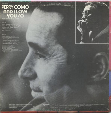 Perry Como - And I Love You So (Disc Vinil) [1]
