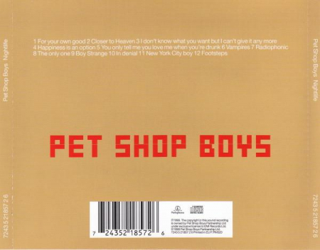 Pet Shop Boys - Nightlife, (CD) [1]