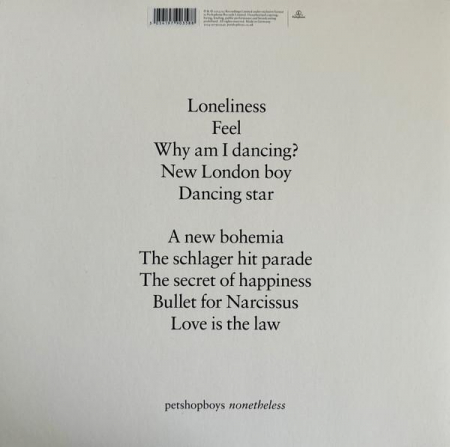 Pet Shop Boys - Nonetheless, (Disc Vinil) [1]