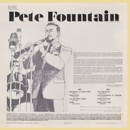Pete Fountain - Pete Fountain (Disc Vinil) [1]