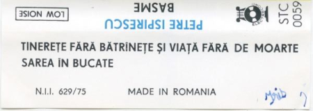 Petre Ispirescu - Basme (Caseta Audio) [1]