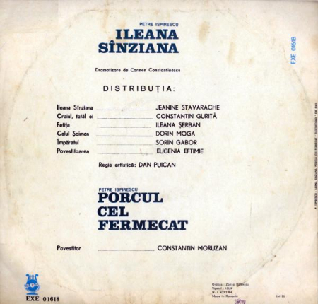 Petre Ispirescu - Basme De Petre Ispirescu, (Disc Vinil) [1]