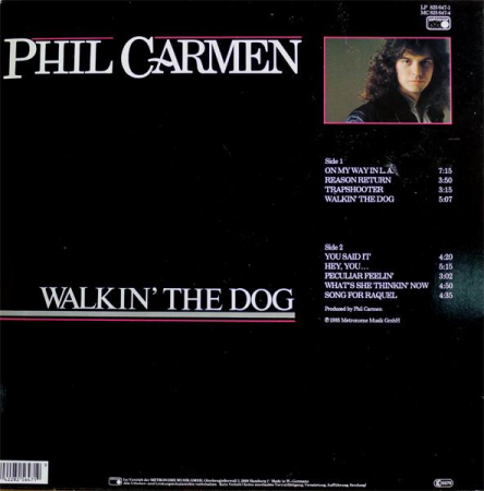 Phil Carmen - Walkin The Dog, (Disc Vinil) [1]