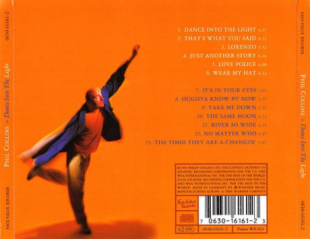 Phil Collins - Dance Into The Light , (CD) [1]