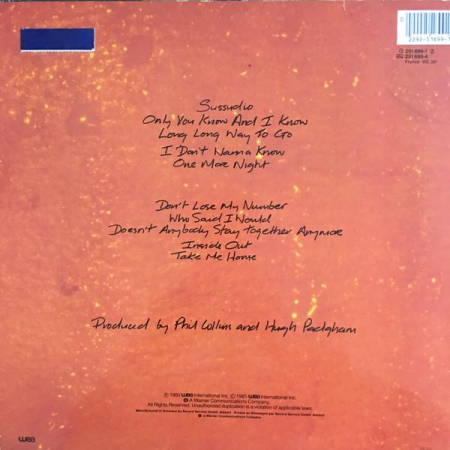 Phil Collins - No Jacket Required, (Disc Vinil) [1]