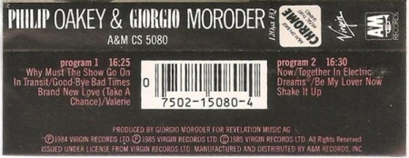 Philip Oakey - Philip Oakey & Giorgio Moroder [1]